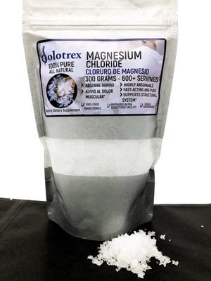 Dolotrex Magnesium Chloride Supplement Pure Food grade flakes for Muscle Pain - 300g