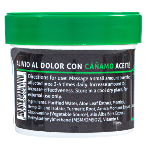 Image of 2 Cremas Dolotrex CBD Puro de Aceite de Canamo para Alivio al Dolor e Inflamacion 200mg CBD Total- 4oz